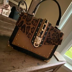 Aldo new cheetah print purse